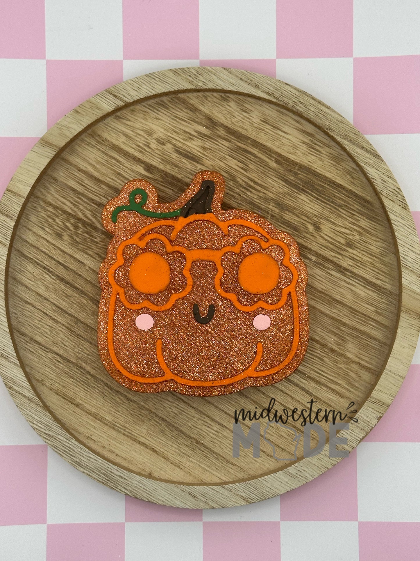 Glasses Pumpkin Freshie