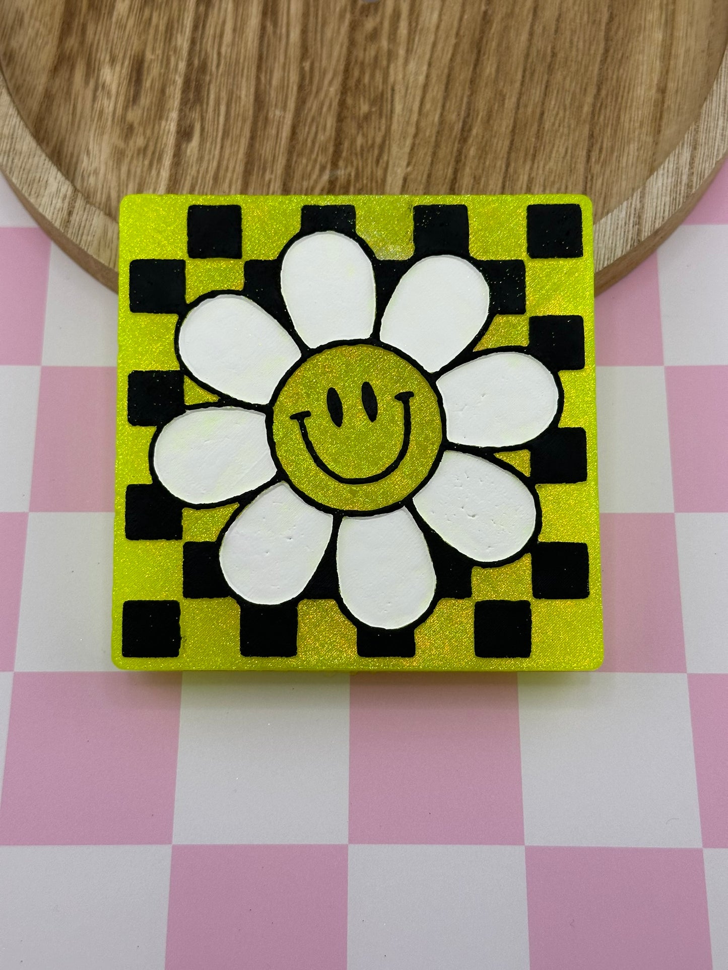 Checkered Daisy Freshie