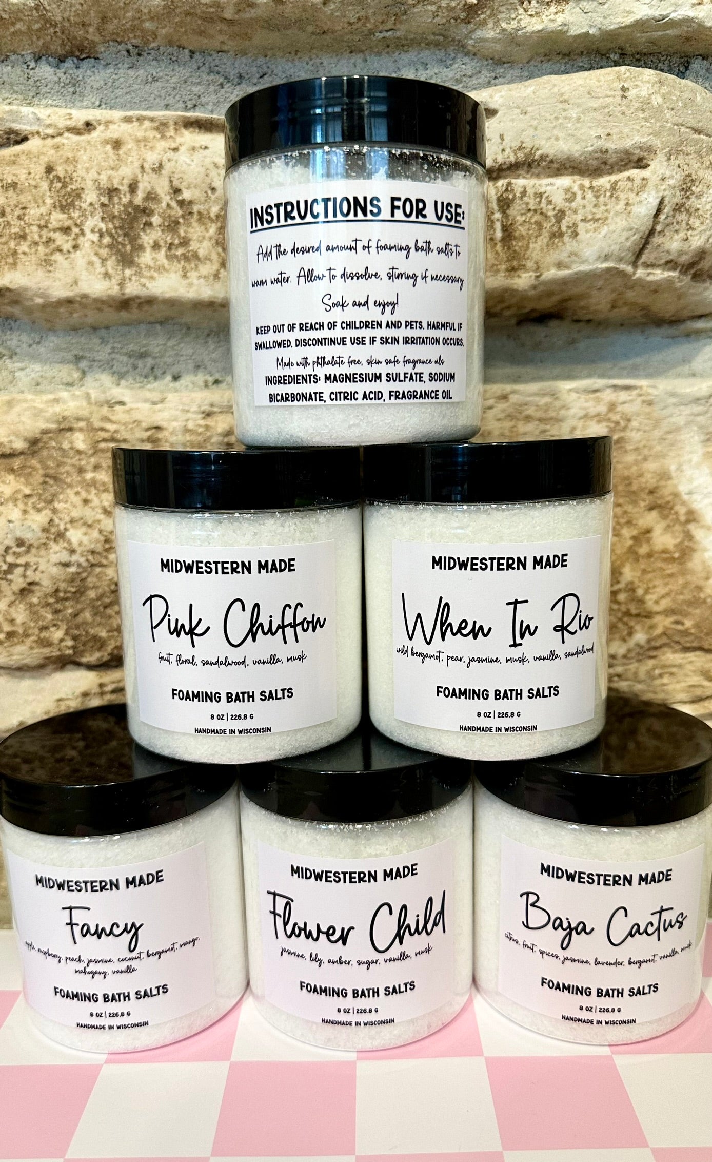 Foaming Bath Salts
