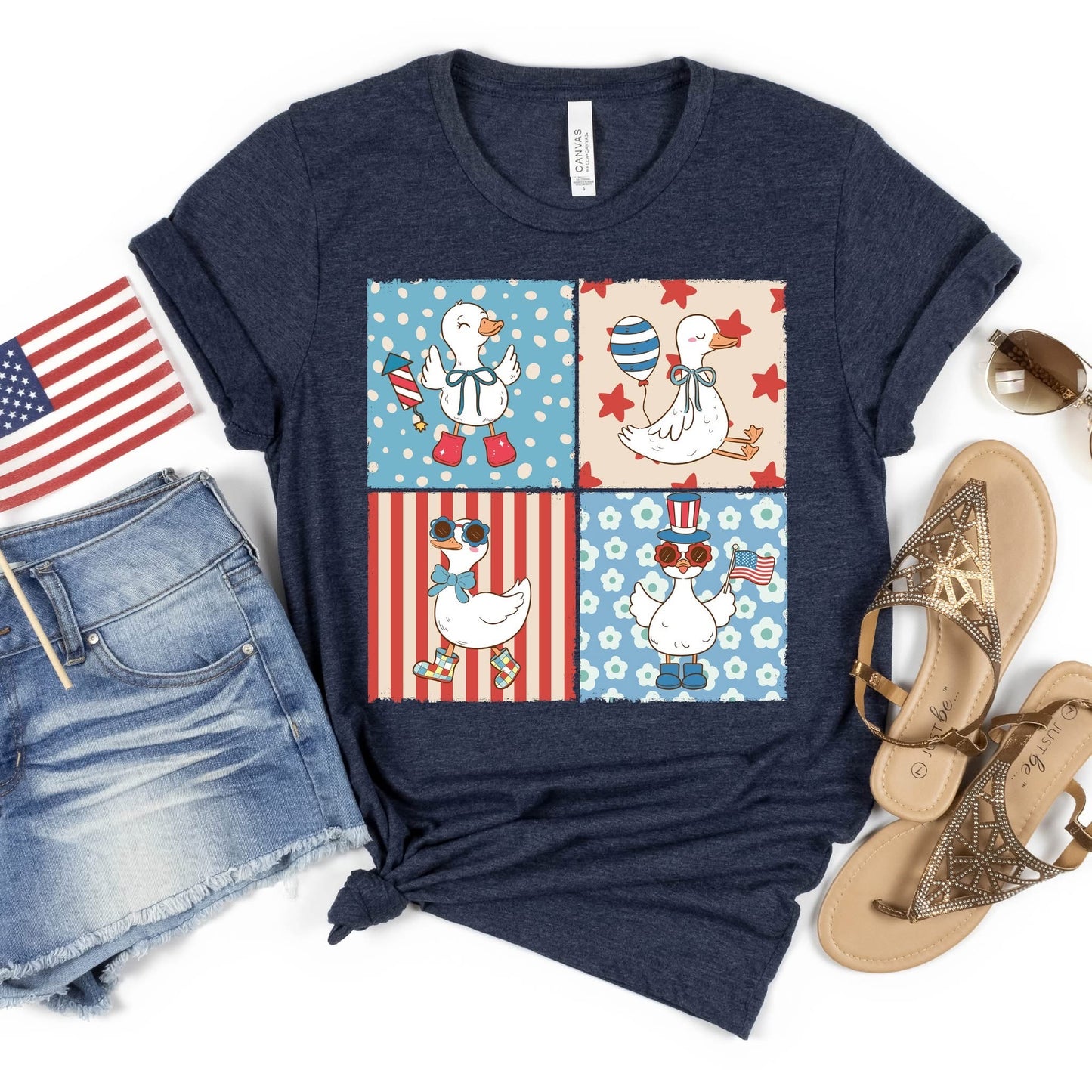 Patriotic Geese