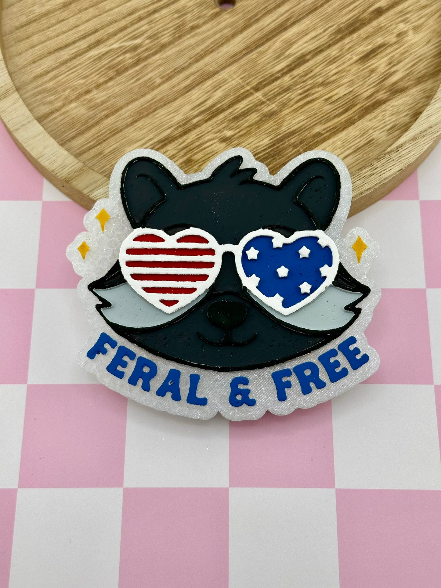 Feral & Free Raccoon Freshie