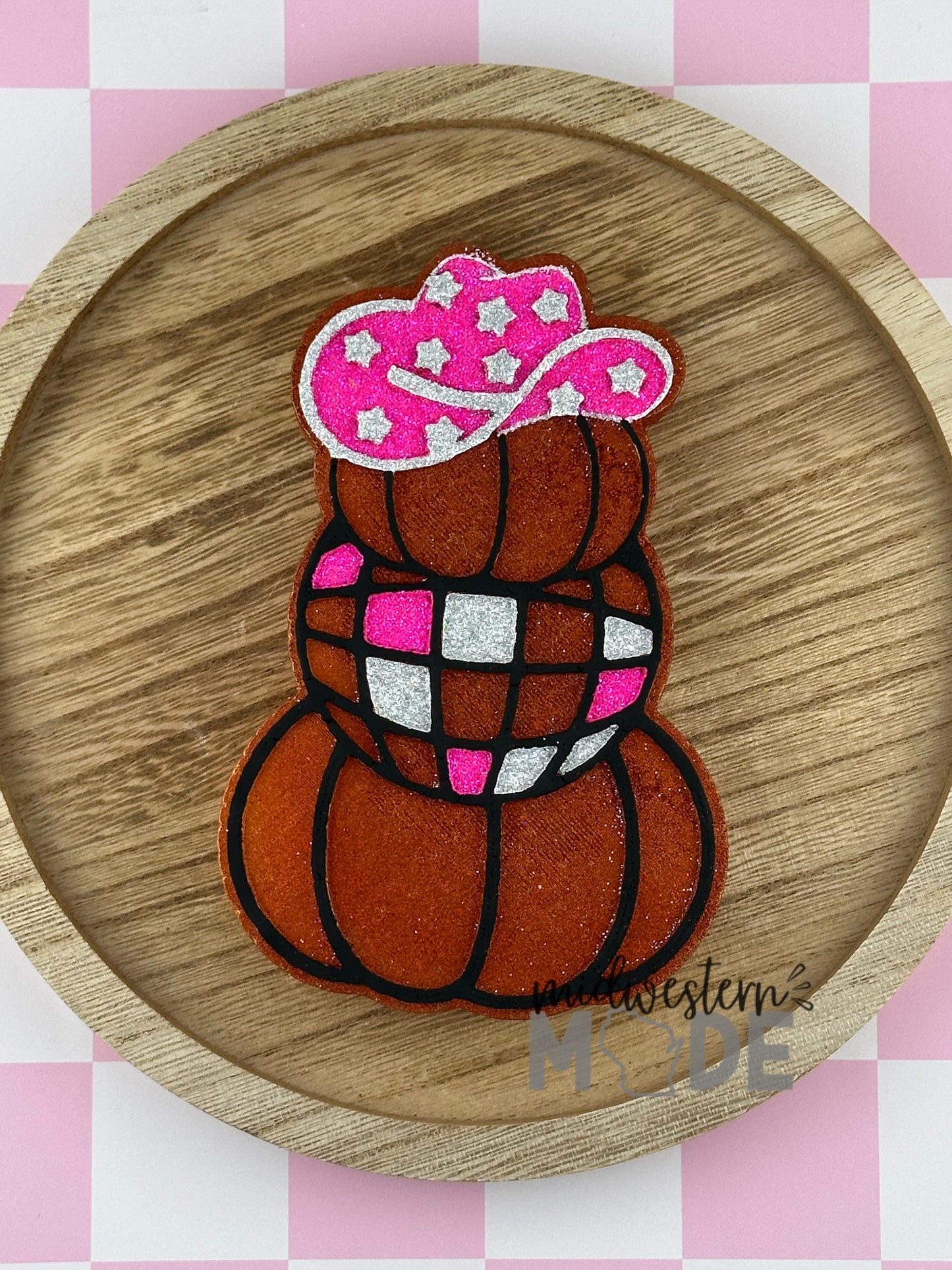 Cowboy Pumpkin Stack Freshie
