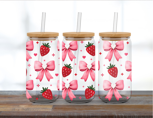Coquette Strawberry Tumbler