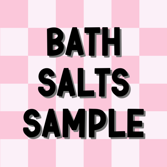 Sample/Tester Bath Salts