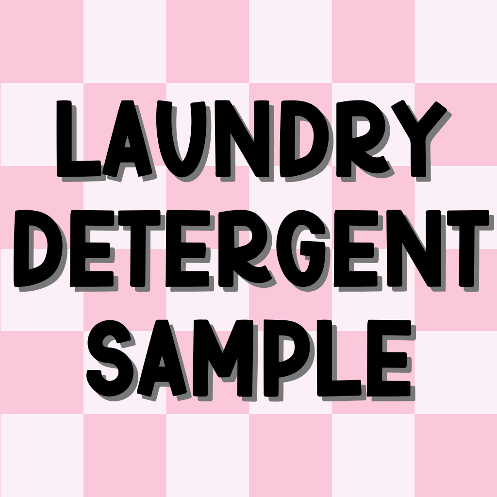 Sample/Tester Laundry Detergent