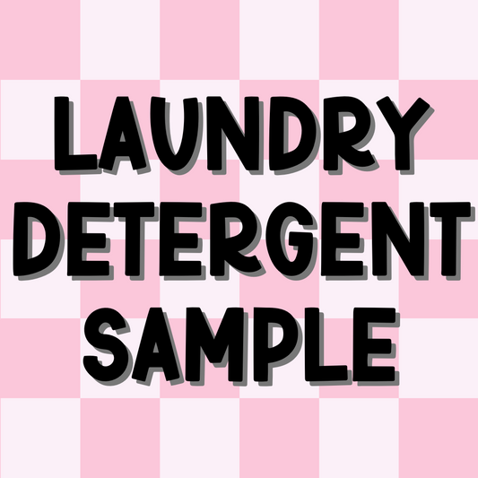 Sample/Tester Laundry Detergent