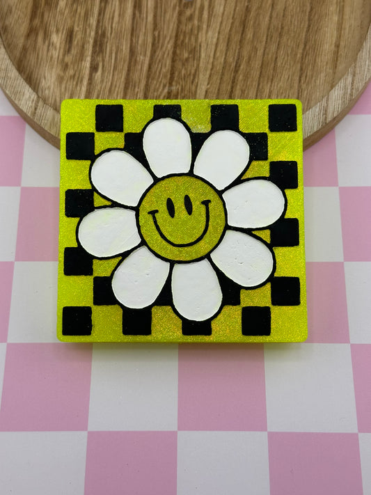 Checkered Daisy Freshie
