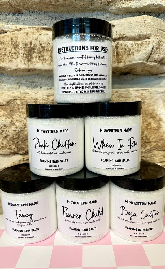 Foaming Bath Salts