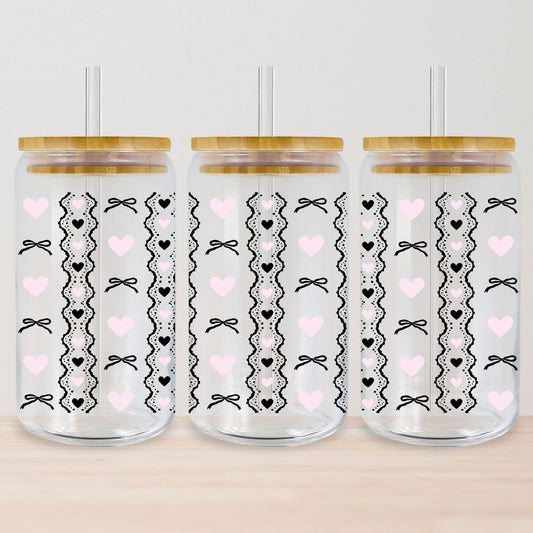 Bow Heart Tumbler