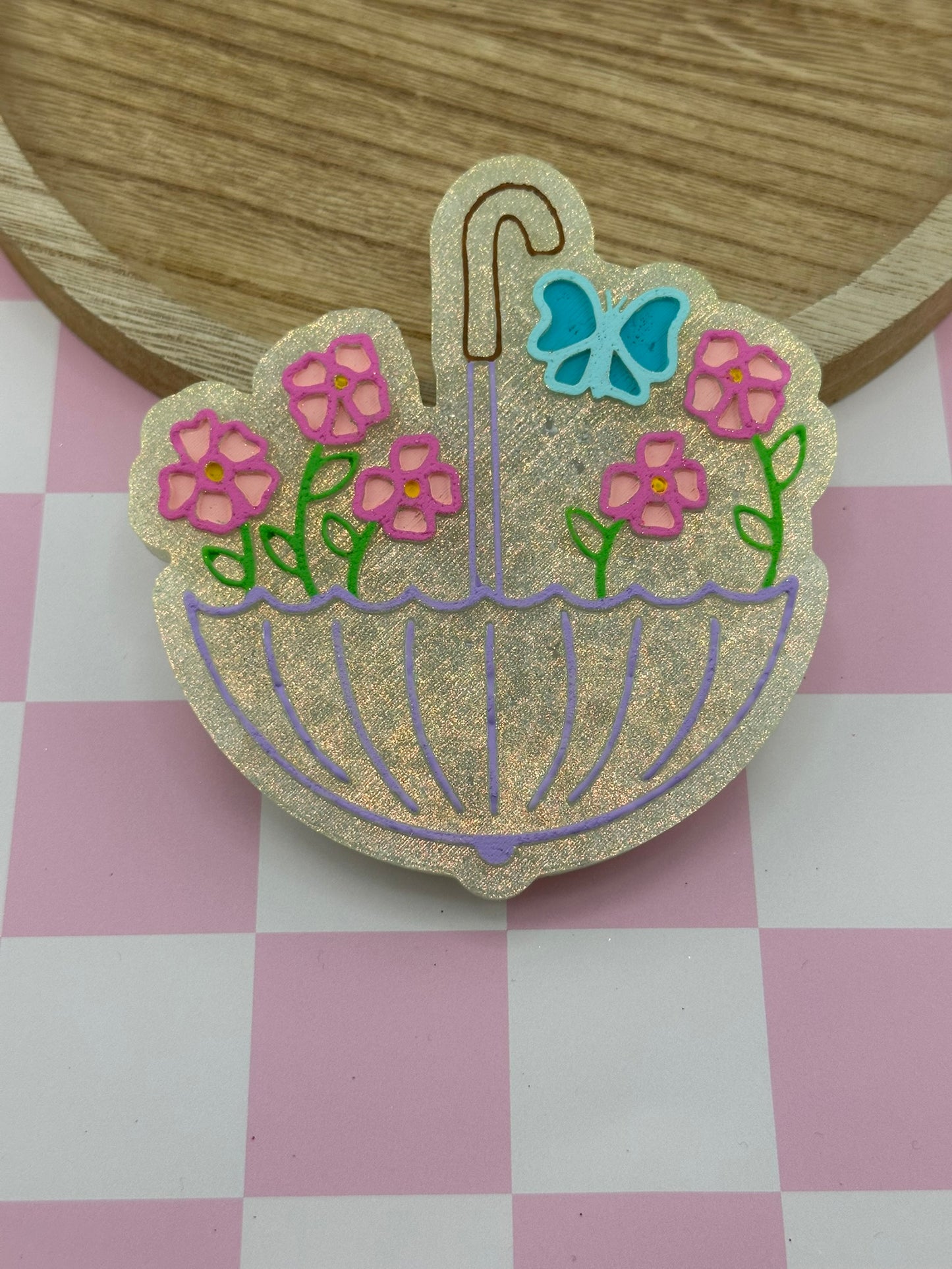 Floral Umbrella Freshie