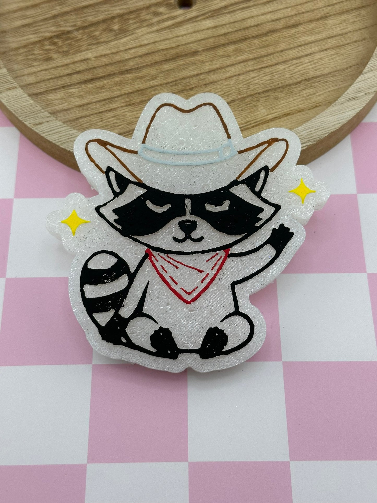 Cowboy Raccoon Freshie