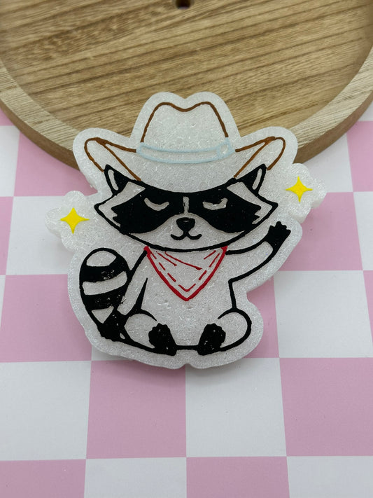 Cowboy Raccoon Freshie