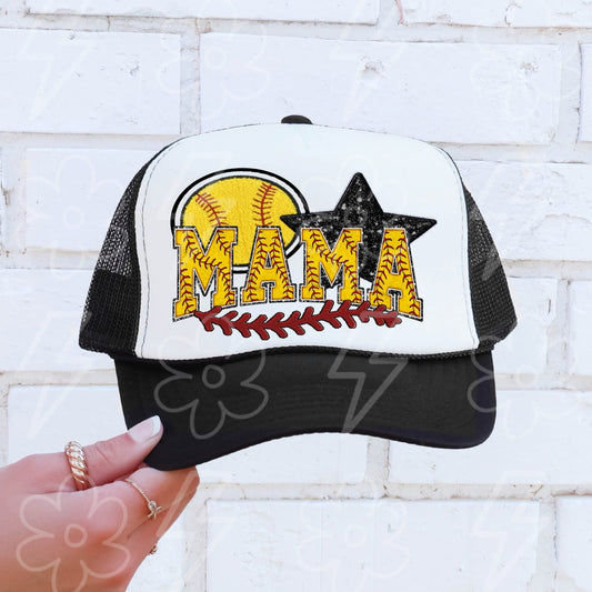Softball Mama Trucker Hat