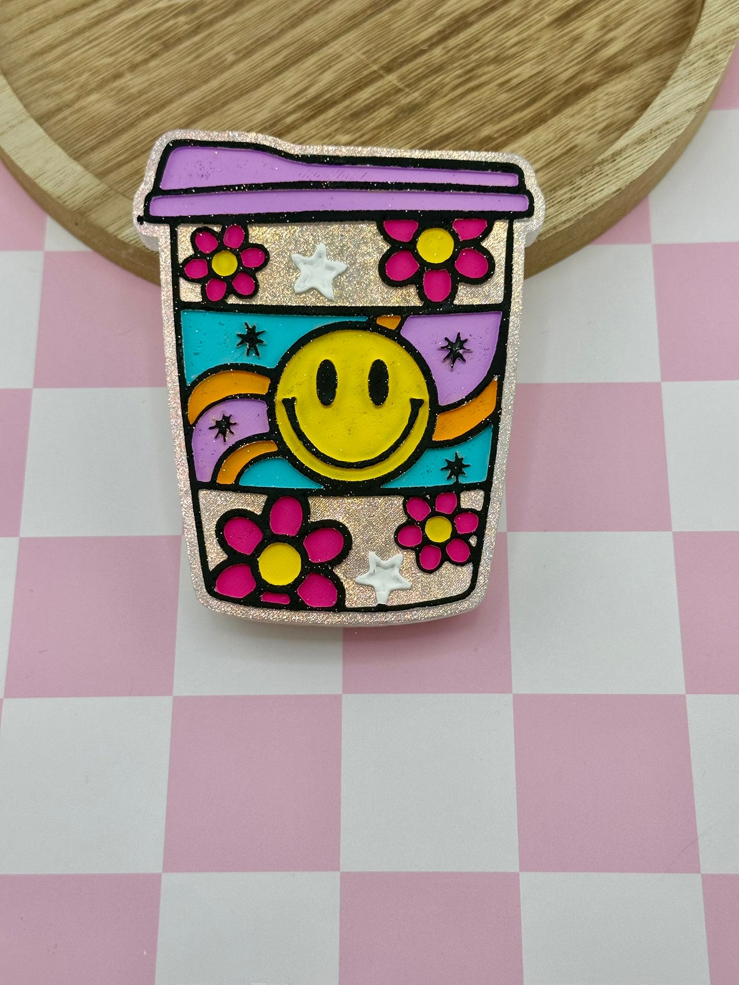 Groovy Coffee Cup Freshie