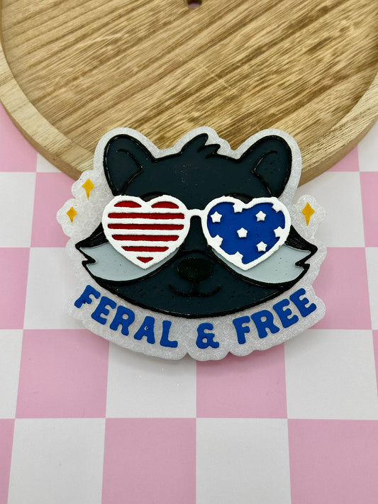 Feral & Free Raccoon Freshie