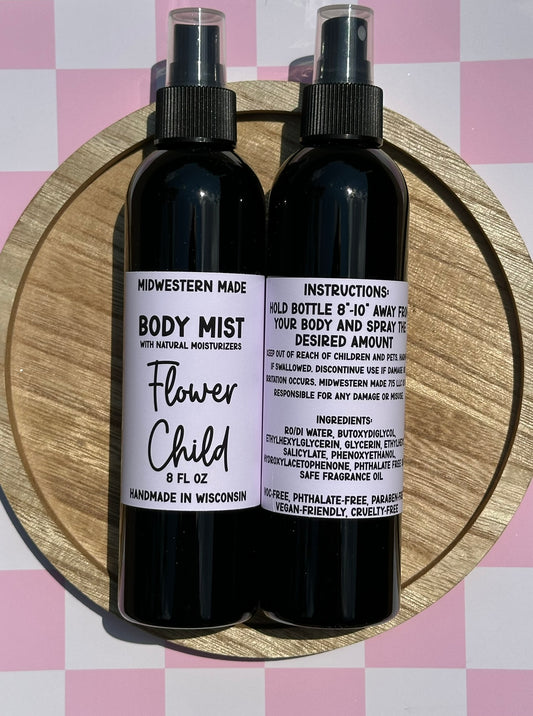 Body Mist - with Natural Moisturizers