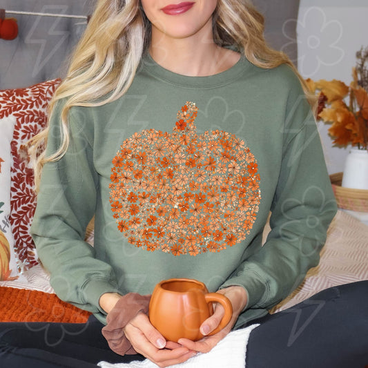 Floral Pumpkin