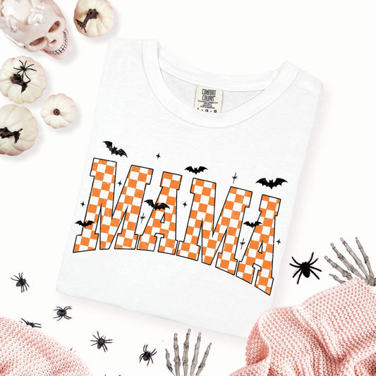 Mama Orange Checkered