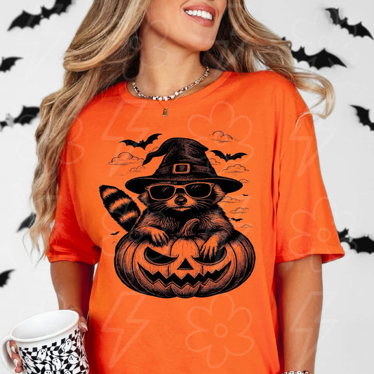 Raccoon Jack O Lantern