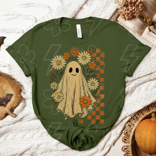 Checkered/Floral Ghost