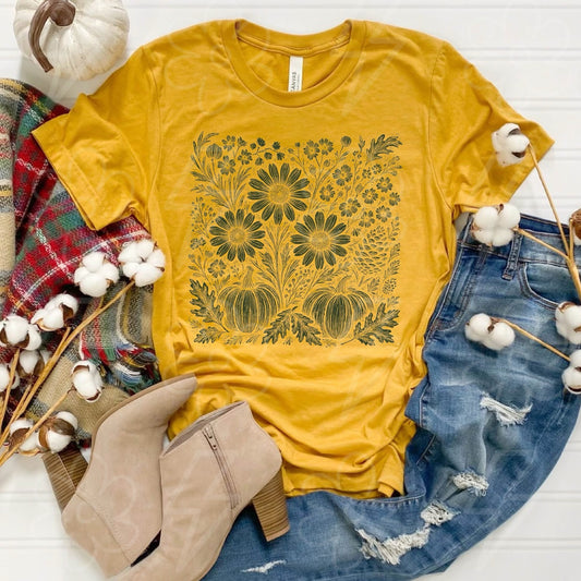 Fall Pumpkins & Floral