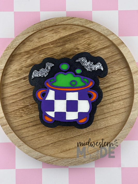 Checkered Cauldron Freshie