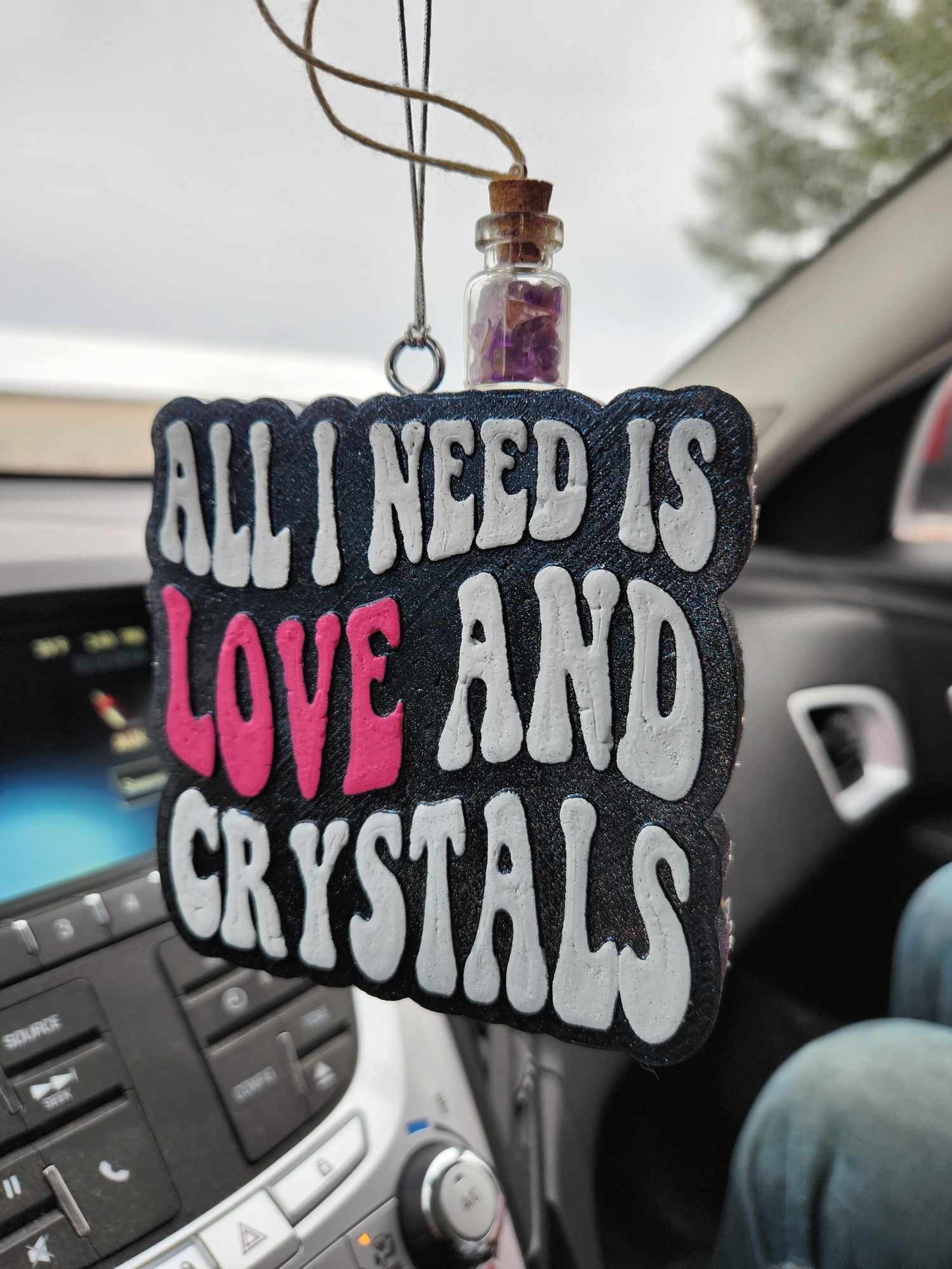 All I Need Is Love And Crystals Freshie