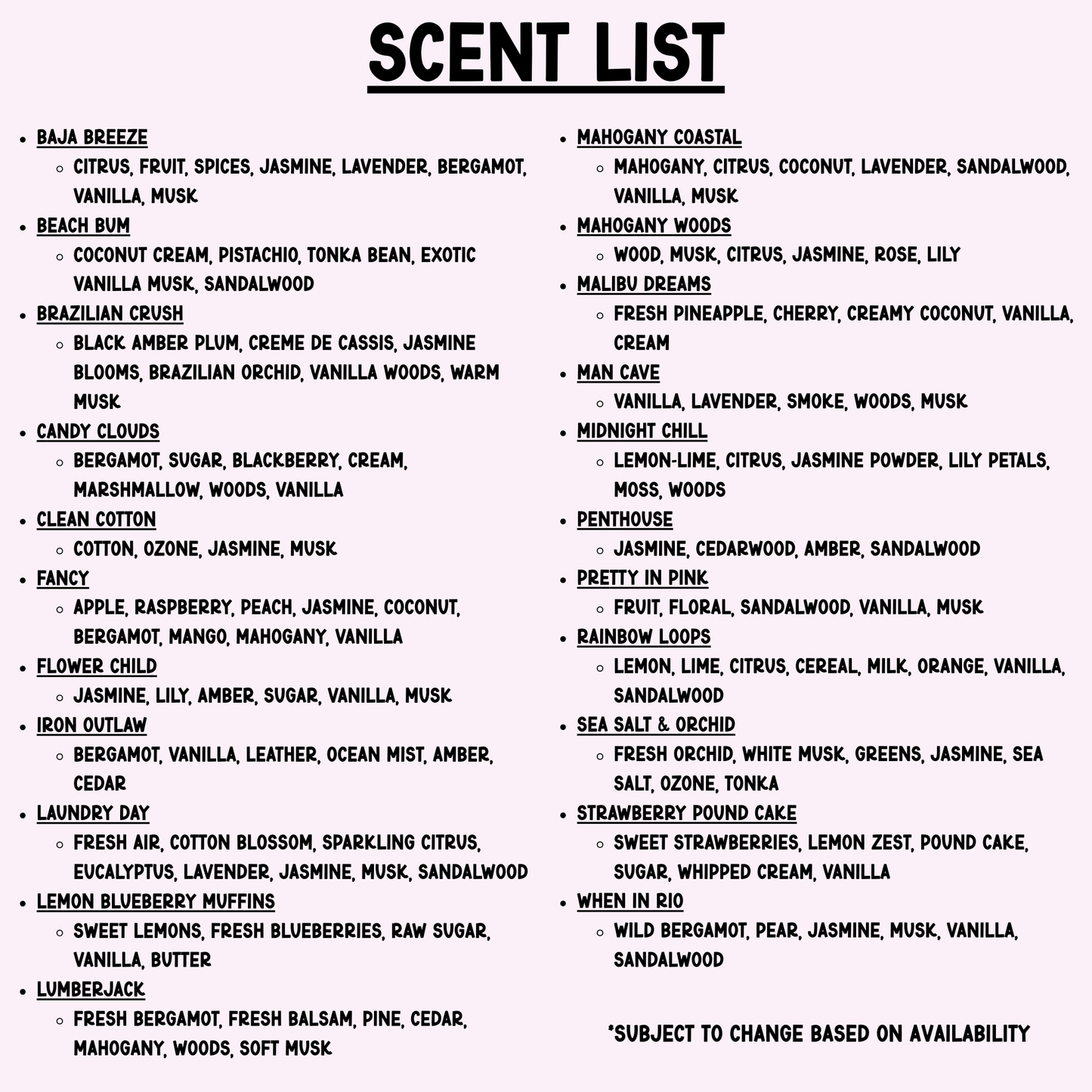 Scent Crystals