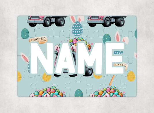 Easter Dump Truck Custom Puzzle
