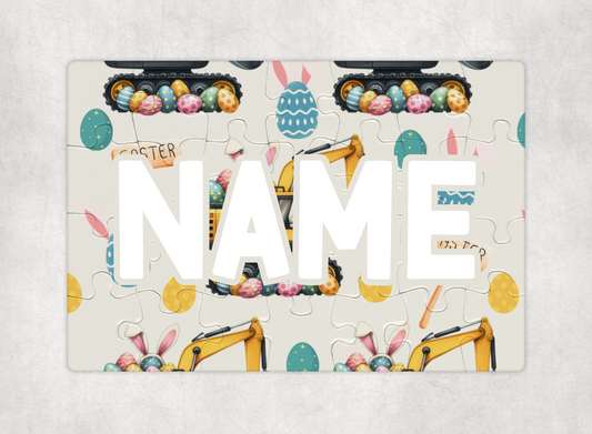 Easter Excavator Custom Puzzle