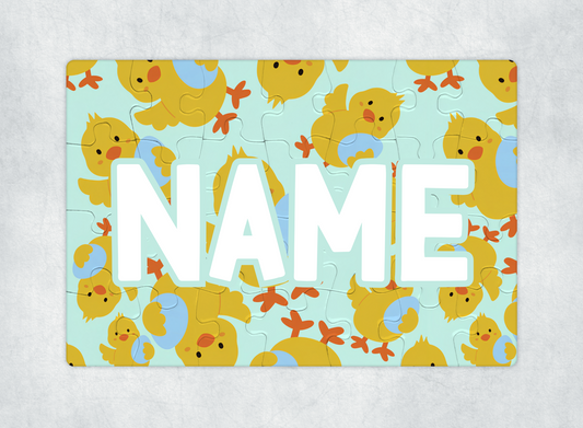 Blue Chicks Custom Puzzle